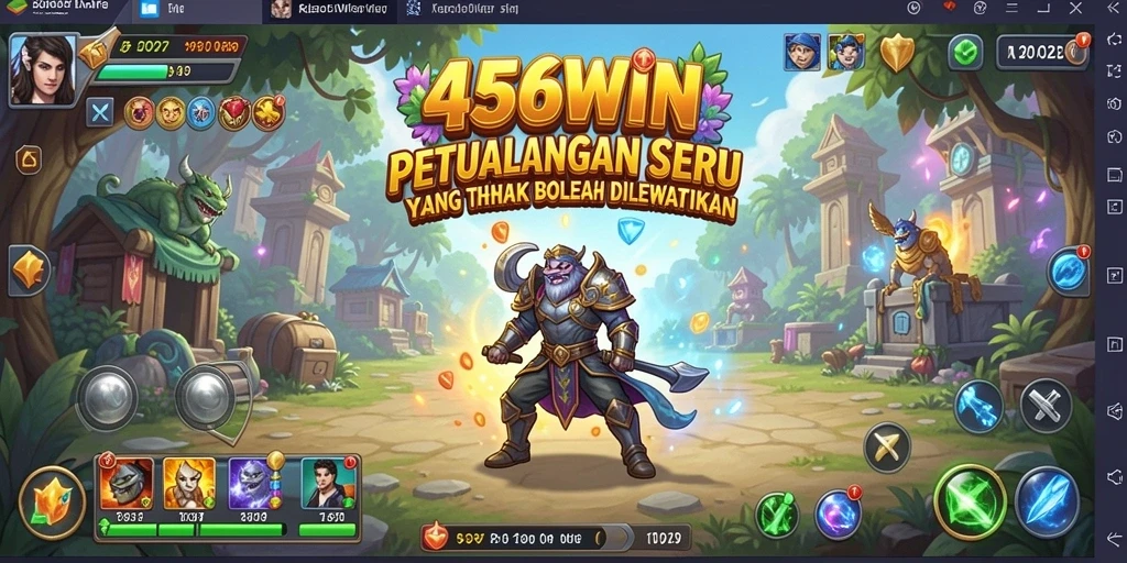 Tampilan gameplay 456WIN yang memukau dalam aksi petualangan.
