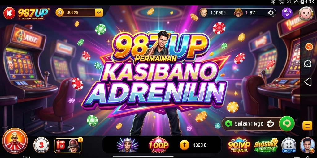 Tampilan gameplay seru dalam aplikasi Kasino 987UP.
