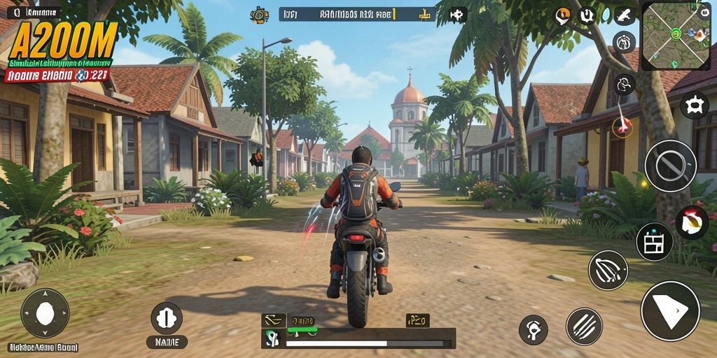 Tampilan gameplay A200M yang menarik dan interaktif.