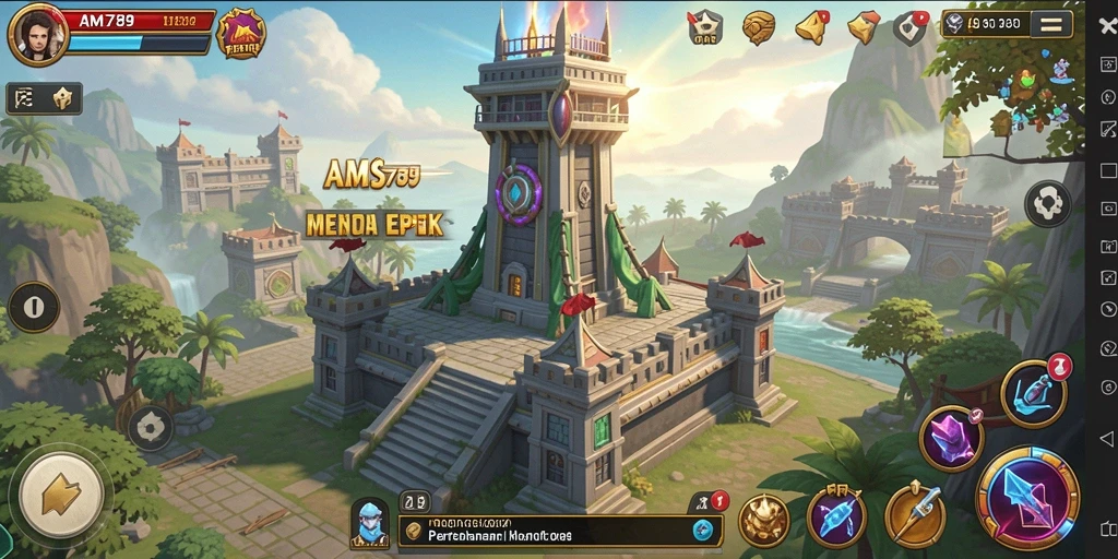 Menampilkan gameplay menara pertahanan yang seru dan strategis.