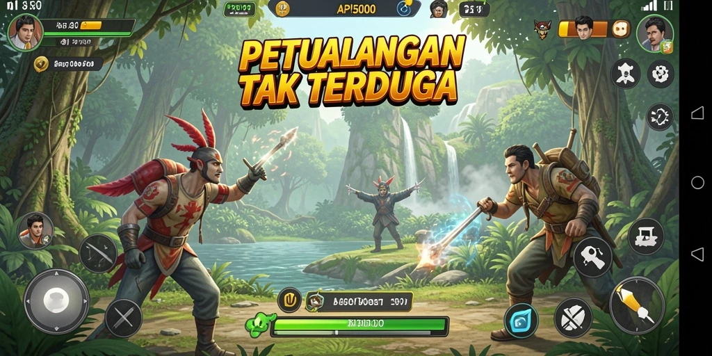 Menampilkan gameplay seru dan penuh tantangan di API5000.
