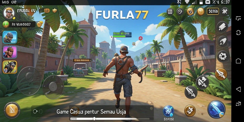 Tampilan gameplay FURLA77 yang menarik dan berwarna-warni.
