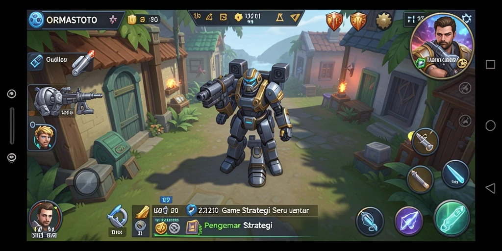 Gameplay seru ORMASTOTO dengan strategi menantang.