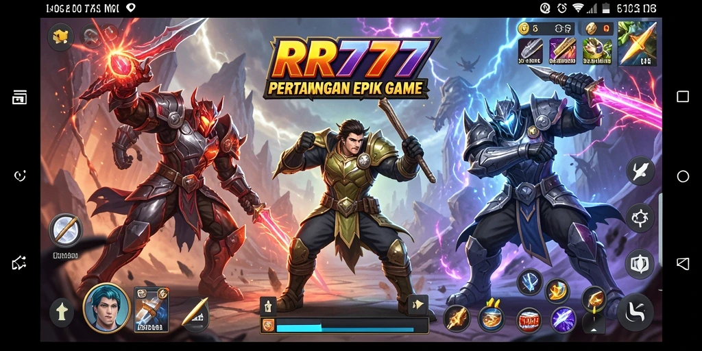 Tampilan awal gameplay RR777 yang memukau dan dinamis.