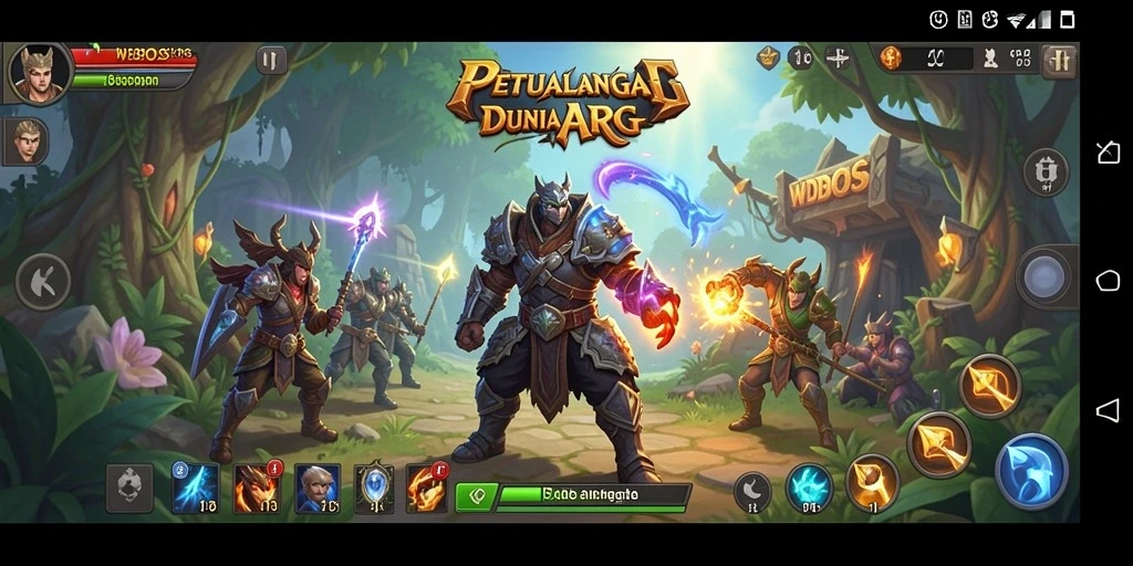 Gameplay seru dan aksi mendebarkan di WDBOS ARPG.