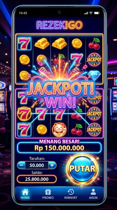 Halaman detail aplikasi rezekigo yang memberikan informasi lengkap tentang aplikasi.